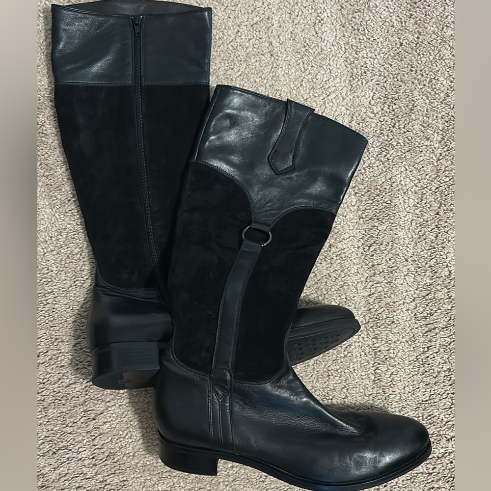 AGL leather and suede boots